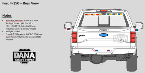 New 2023 White F-150 PPV Police Responder 4x4 ready to be built as an Admin Package (Emergency Lighting, Siren, Controller,  Console, etc.), + Delivery, TK23F150-W9